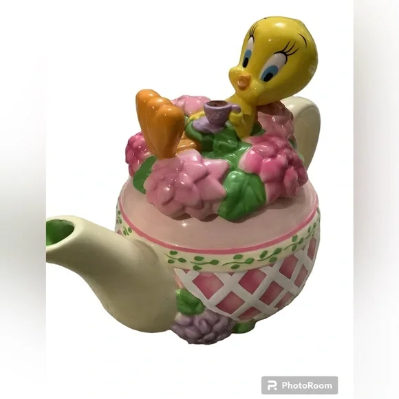 Looney toons tweety ceramic tea pot - Picture 5 of 7